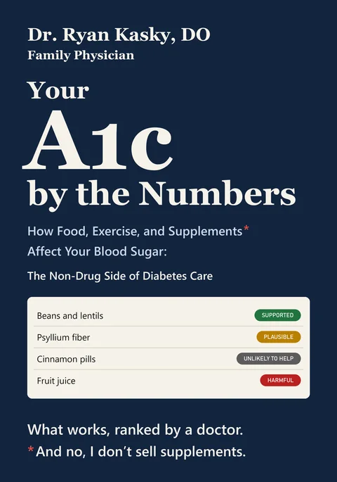 Cover of Your A1c by the Numbers